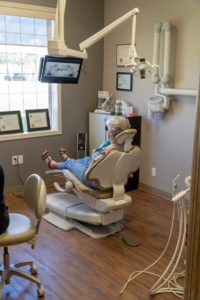 High River Dental Centre | High River Dentist | Patient in Operatory